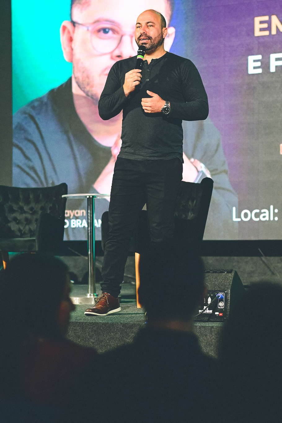 Luiz Fonseca em evento de desenvolvimento